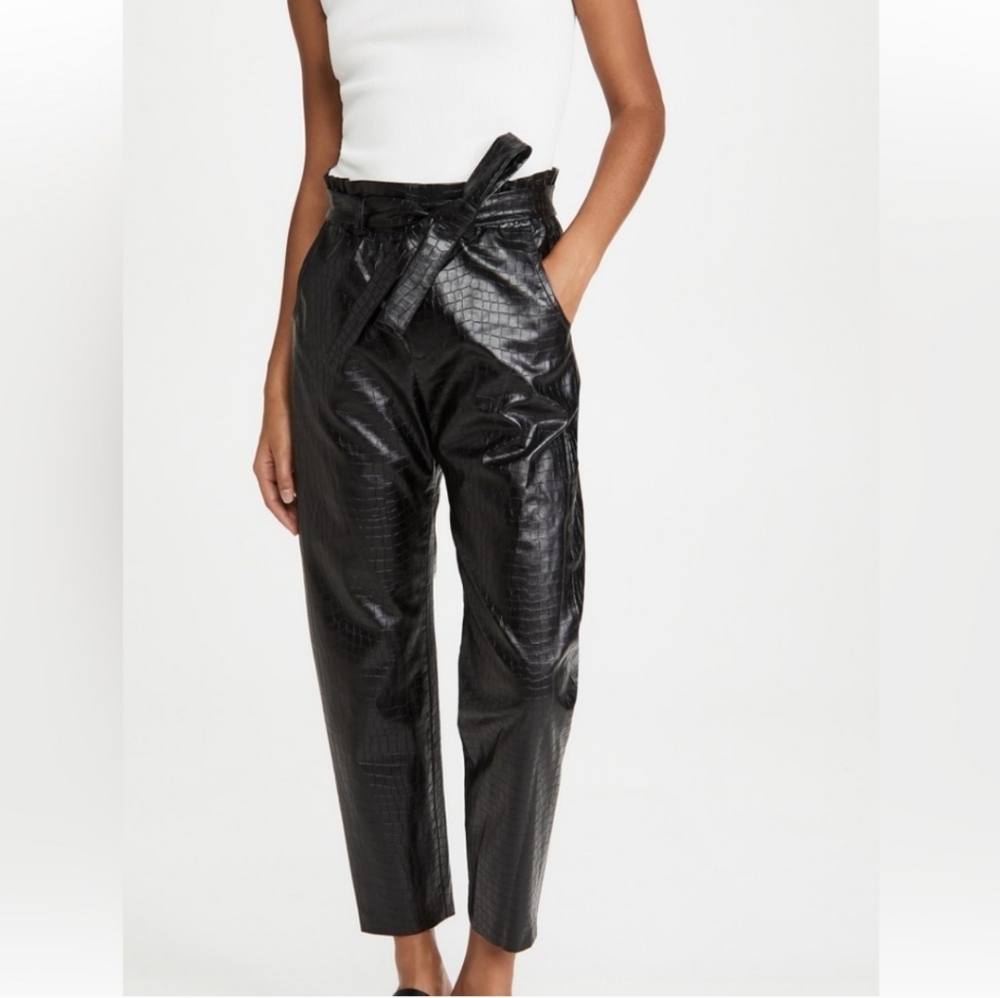 Amanda Uprichard Beekman Black Pants Small‎
